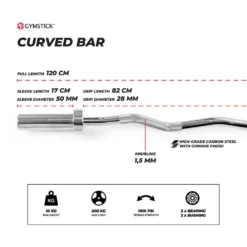 Gymstick 10Kg Z Bar -Gymstick Store gymstick 10kg z bar 5