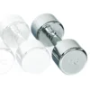 Gymstick Pro Chrome Dumbbell 10kg Unit -Gymstick Store gymstick pro chrome dumbbell 10kg unit